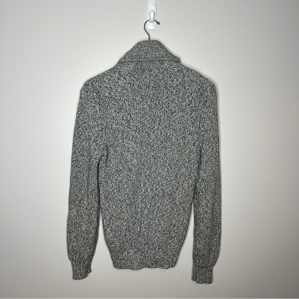 Faherty Charcoal Knit Cardigan for Men - Picture 5 of 7